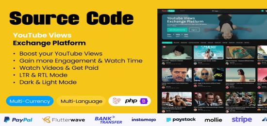 YouTube Video Earning Website Php Script